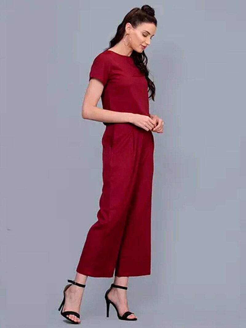 Women Maroon Co-ords - Image 2