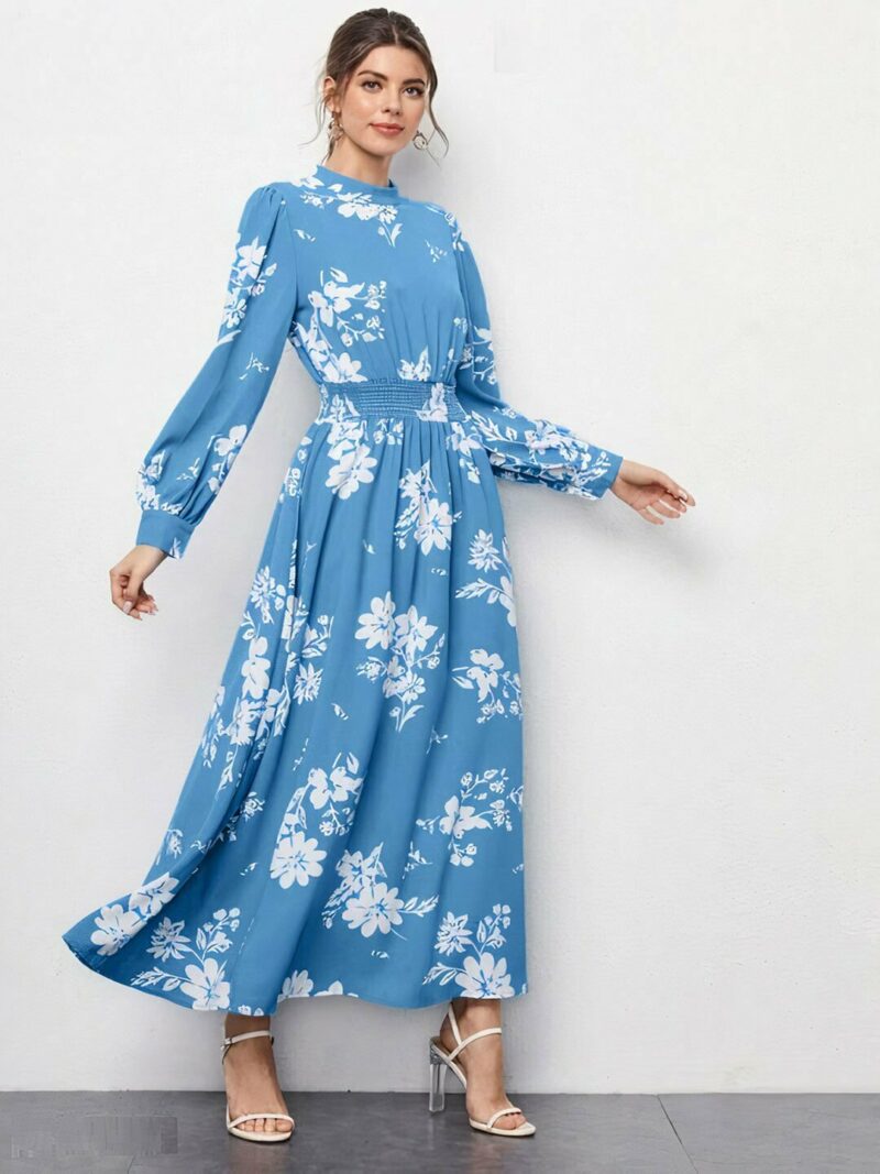 Women Blue Maxi Dress