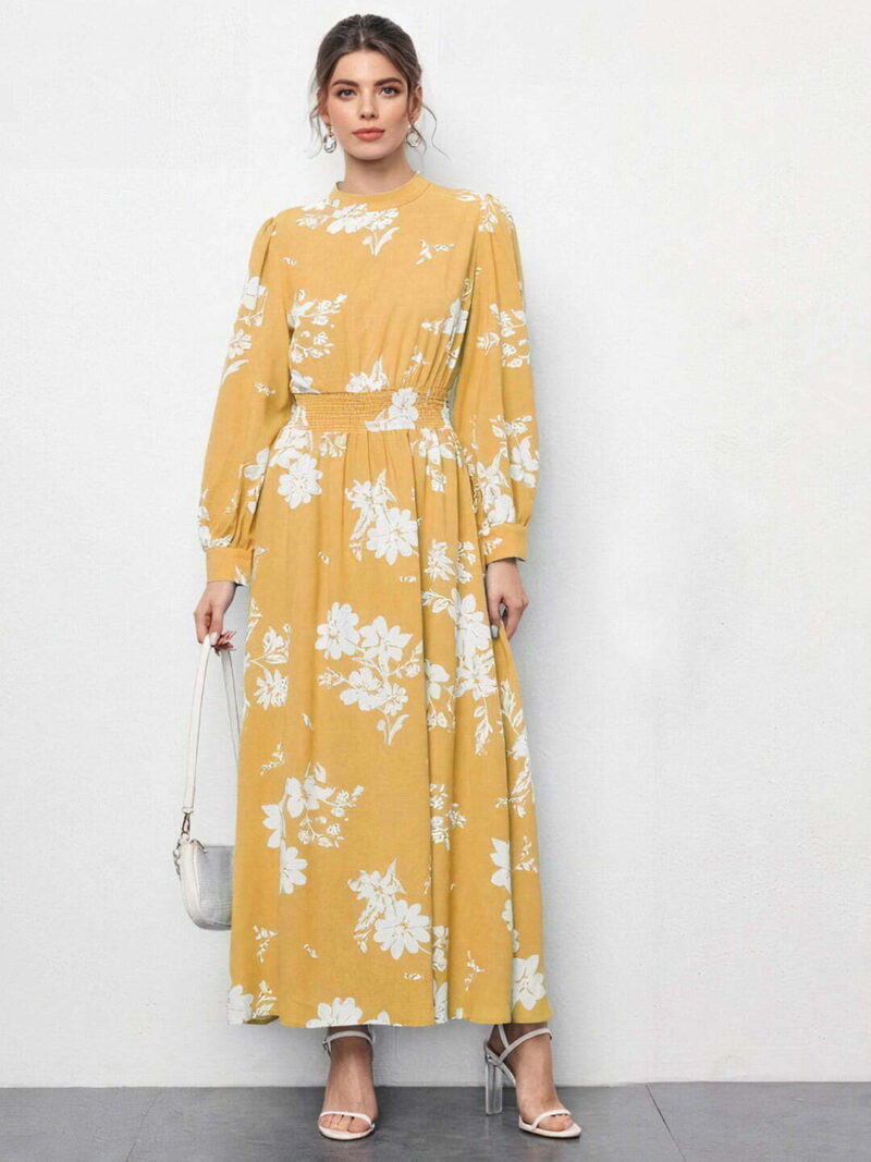 Women Yellow Maxi Dress