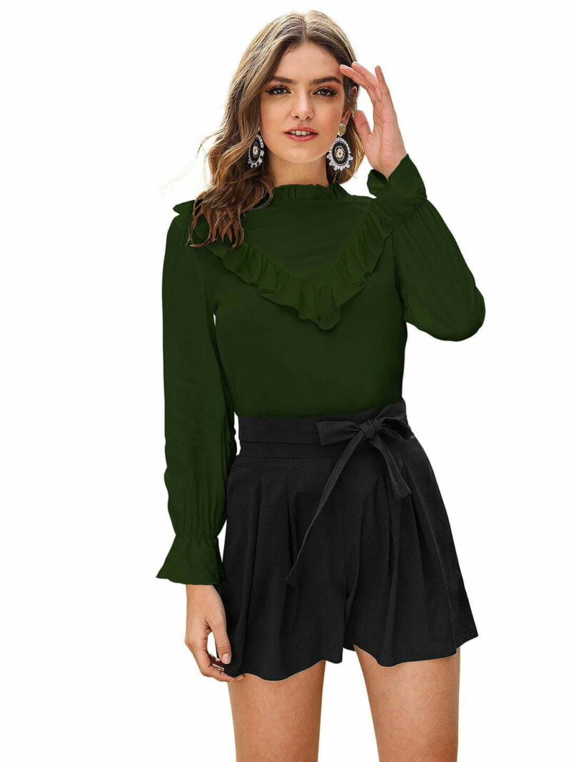 Women Solid Top - Pine
