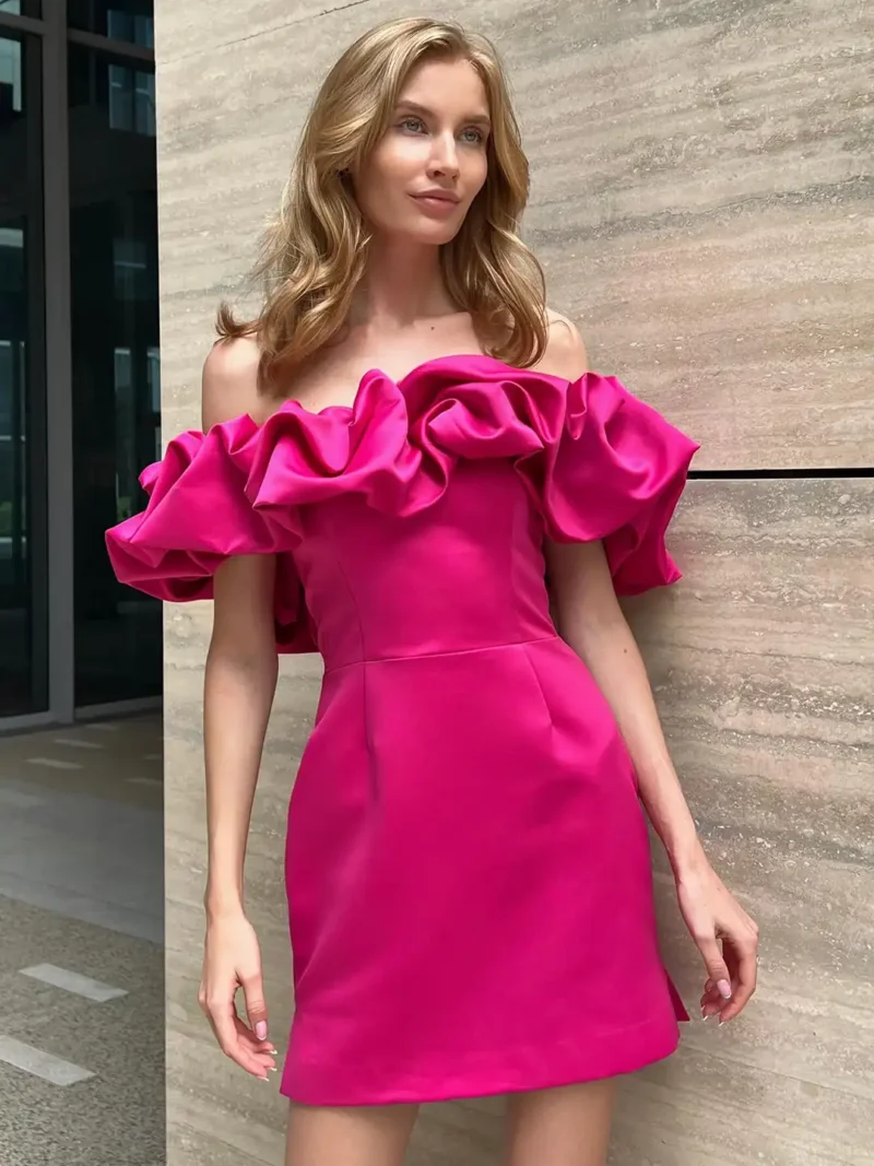 Fuchsia Pink Dress – My Urban Attire